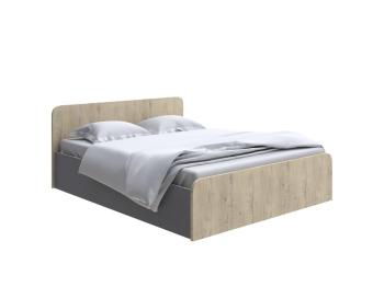 Кровать Райтон Way Plus с подъемным механизмом 140×190 ЛДСП (Бунратти/Вулканический серый)