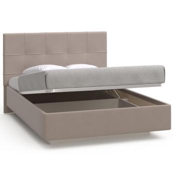 Кровать полутороспальная Molle с подъемным механизмом 140х200 Rimini Ice