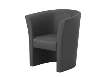 Кресло Орматек OrmaSoft (Экокожа Темно-серый) 75x75