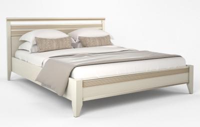 Кровать без подъемного механизма 140х200 см Адажио, валенсия, классический стиль Ангстрем фото #1