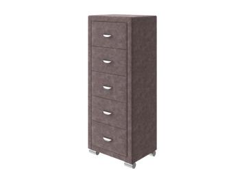 Комод Орматек OrmaSoft 2 (5 ящиков) (Ткань: Велюр Gratta 8 Брауни) 50x40
