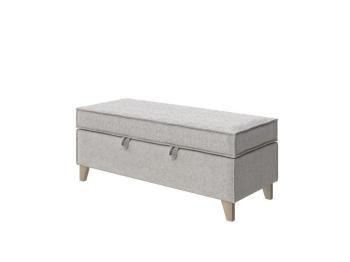 Банкетка Райтон Hygge 119×46×48 Ткань: Рогожка (Levis 12 Лён)