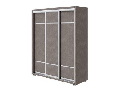Шкаф Орматек Шкаф-купе 3х дв Orma Soft 2 (без зеркал) (Ткань: Рогожка Levis 25 Светло-коричневый) 177x60 фото #1