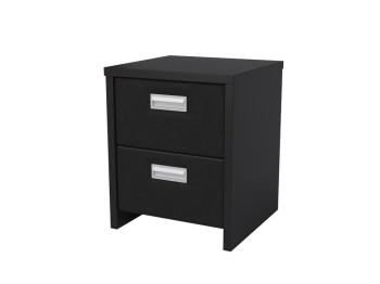 Тумба Райтон Como/Veda (2 ящика) 40×40×50 ЛДСП Дуб Шамони+ткань (Дуб Шамони светлый/Forest 17 Серый)