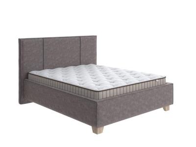 Кровать Райтон Hygge Line 140×220 Ткань: Велюр (Gratta 7 Жареный миндаль) фото #1
