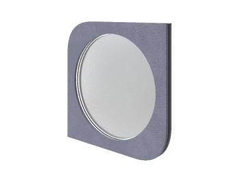 Зеркало Орматек настенное Luna (Ткань: Велюр Casa Благородный серый) 91x6