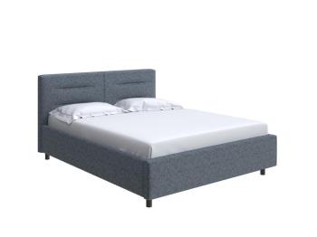 Кровать Райтон Nuvola-8 NEW 160×200 Ткань: Велюр (Forest 520 Темно-серый)