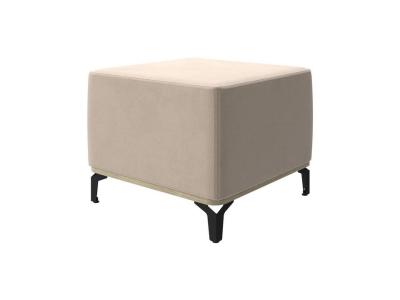 Пуфик Орматек Пуф Megapolis (ЛДСП Бунратти+ткань Бунратти/Diva Латте (302)) 55x55 фото #1