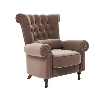 Мягкое кресло Гермес с высокой спинкой фото #2
