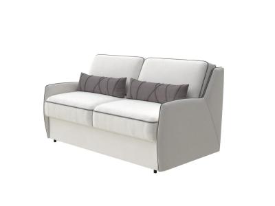 Орматек Диван-кровать Synergy Slim (Ткань: Велюр Enigma 2 Бежевый/Enigma 14 Темно-серый) 140x196 фото #1