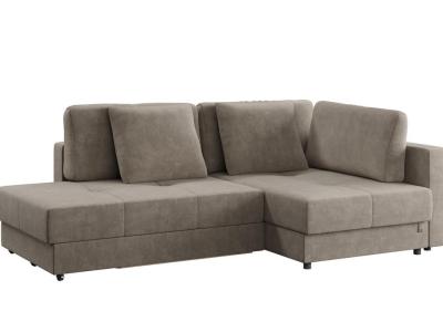 Орматек Угловой диван-кровать Tomas (правый) (Ткань: Велюр Вивальди 5) 150x200 фото #1