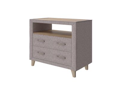 Комод Райтон Hygge 91×78×54 Ткань: Велюр (Gratta 6 Ягодный мусс) фото #1