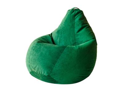 Кресло Кресло-мешок Flow (Ткань Микровельвет Зеленый) 85x85 фото #1