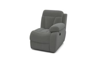 Кресло Орматек Модуль реклайнер Манчестер (правый) (Ткань: Экозамша Breeze Taupe Коричневый) 81x104