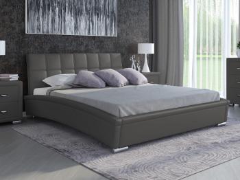Кровать Орматек Corso-1L (Экокожа Темно-серый) 200x200