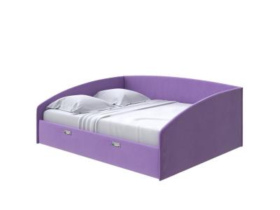 Мягкая Кровать Орматек Bono (Ткань: Велюр Forest 741 Светло-фиолетовый) 120x190 фото #1