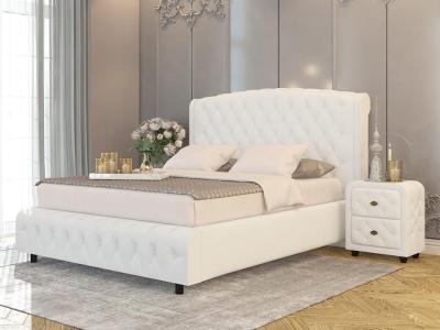 Мягкая Кровать Орматек Salvatore Grand (Экокожа Белый) 160x200 фото #1