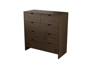 Комод Райтон Веста-R 90×40×92 Массив (сосна) (Венге)