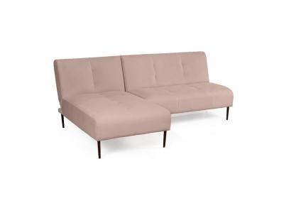 Орматек Угловой диван-кровать Monaco без подлокотников левый (Ткань: Экозамша Breeze Ivory) 111x204 фото #1