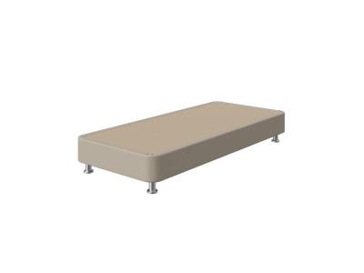Мягкая Кровать BoxSpring Home (Экокожа Бежевый) 120x200 фото #1
