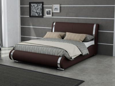 Мягкая Кровать Орматек Corso-8 (Экокожа Коричневый) 160x200 фото #1