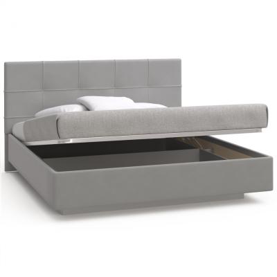 Кровать двуспальная Molle с подъемным механизмом 180х200 Rimini Ice фото #1