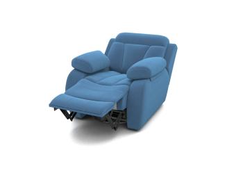 Кресло Орматек Кресло-глайдер Манчестер (Ткань: Экозамша Breeze Blue) 104x107