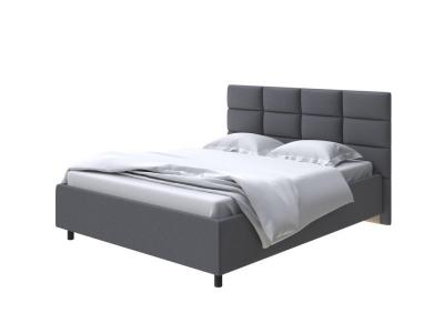 Мягкая Кровать Орматек Como (Veda) 8 (Ткань: Велюр Scandi Cotton 25 Графитовый) 140x200 фото #1