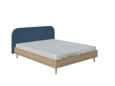 Кровать Райтон Lagom Plane Wood 180×200 Ткань/Массив (бук) (Levis 62 Розовый/Масло-воск Natura (Бук)) фото #2